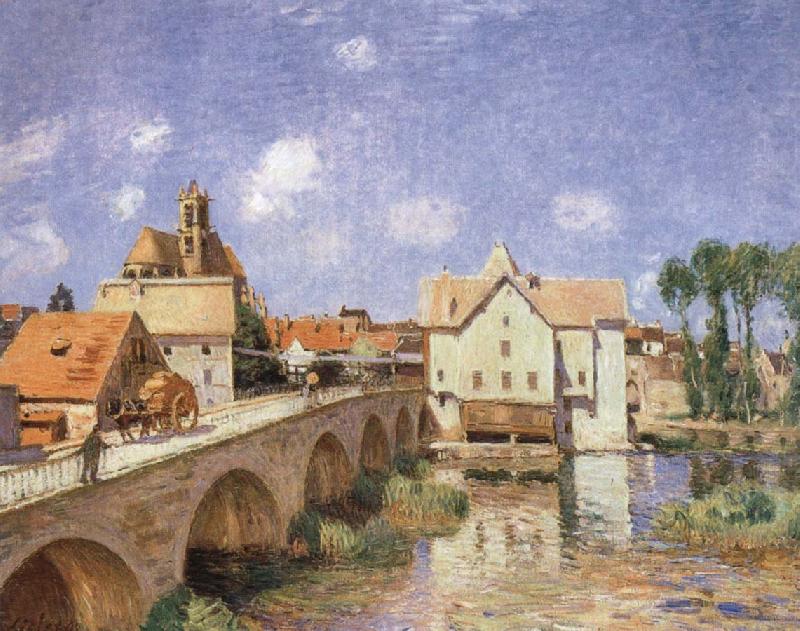 Alfred Sisley The Bridge at Moret china oil painting image